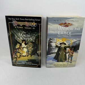 Dragonlance Paperback Lot Of 2 Margaret Weis Tracy Hickman Paperback Book